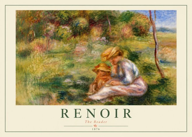Renoir The Reader No6 - Póster