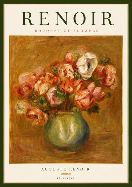 Renoir Bouquet of Flowers No6 - Póster