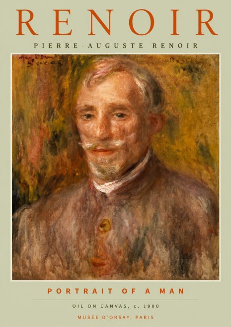 Renoir Portrait of a Man II No2 - Póster