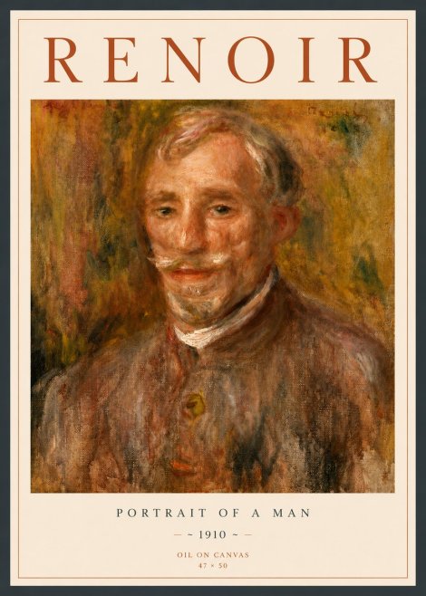 Renoir Portrait of a Man II No4 - Póster