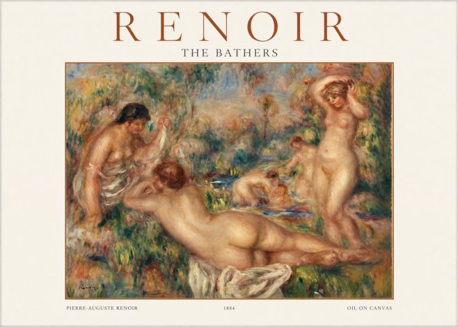 Renoir The Bathers I No1 - Póster