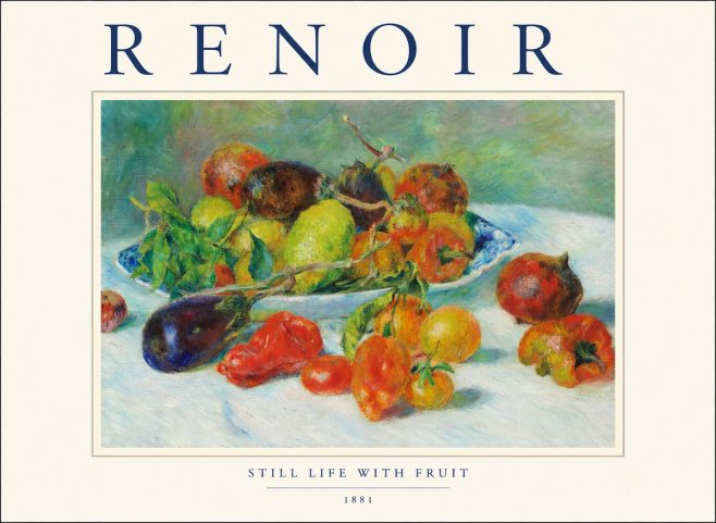 Renoir Still Life with Fruit I No1 - Póster