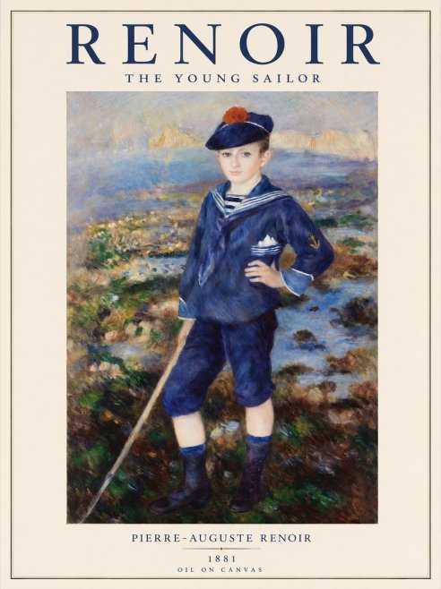 Renoir The Young Sailor No1 - Póster