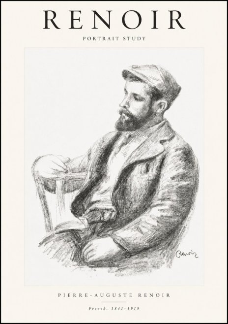 Renoir Portrait Study II No1 - Póster