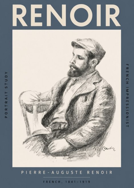 Renoir Portrait Study II No2 - Póster