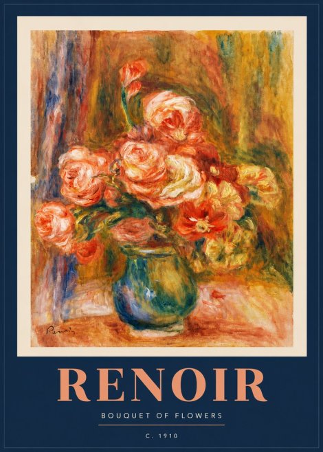 Renoir Bouquet of Flowers II No2 - Póster