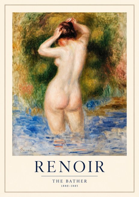 Renoir The Bather No1 - Póster