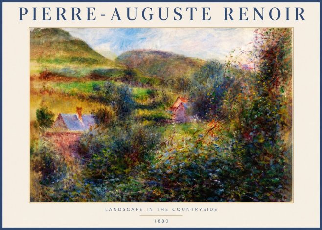 Renoir Landscape in the Countryside No2 - Póster