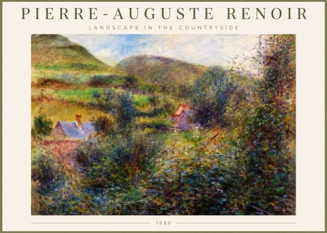 Renoir Landscape in the Countryside No3 - Póster