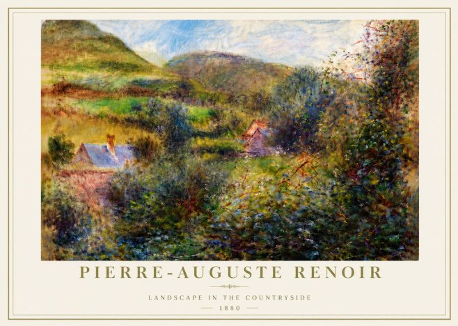 Renoir Landscape in the Countryside No5 - Póster