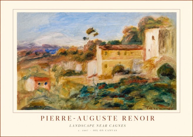 Renoir Landscape Near Cagnes II No1 - Póster