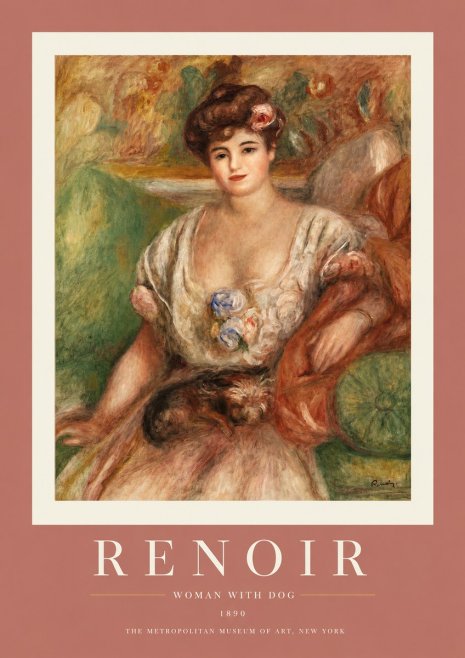 Renoir The Roman Girl No2 - Póster