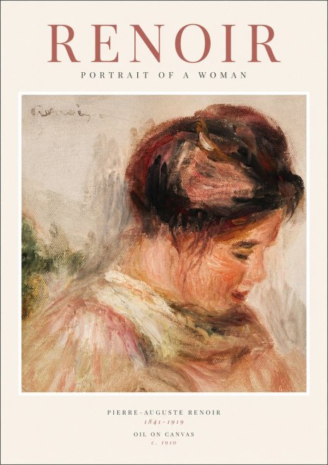 Renoir Portrait of a Woman II No1 - Póster