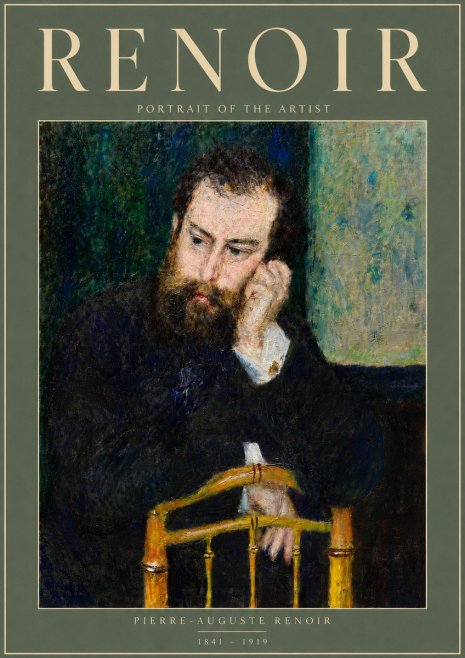 Renoir Portrait of the Artist No4 - Póster