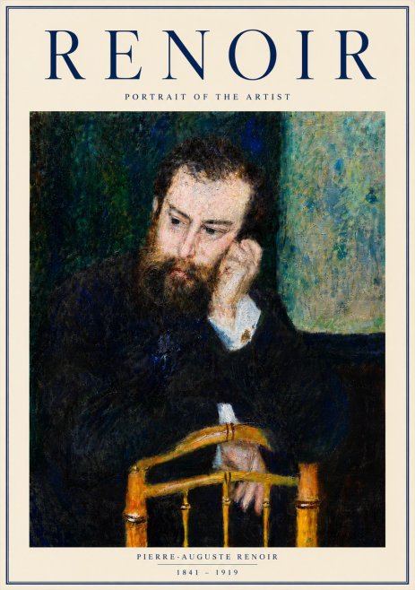 Renoir Portrait of the Artist No6 - Póster