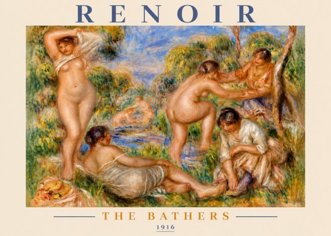 Renoir The Bathers III No3 - Póster