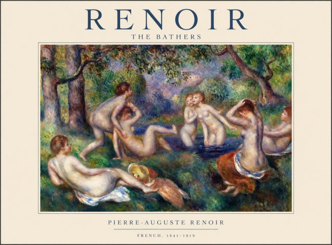 Renoir The Bathers IV No1 - Póster