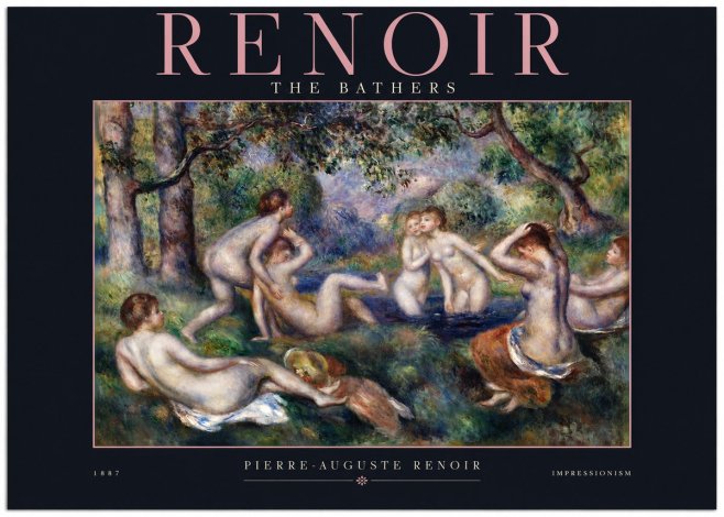 Renoir The Bathers IV No2 - Póster