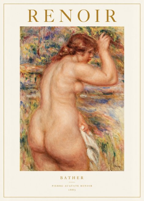 Renoir Bather No1 - Póster