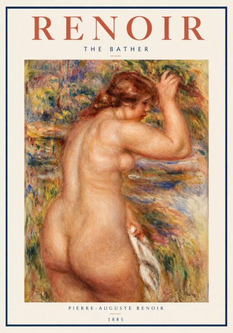 Renoir Bather No3 - Póster