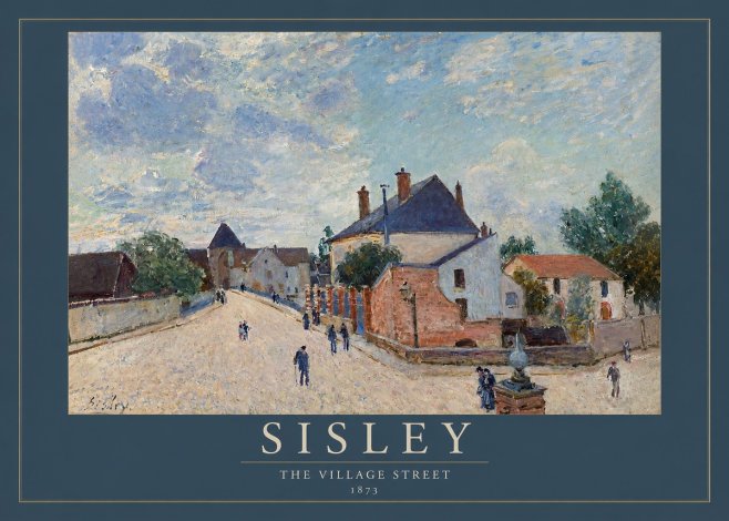 Sisley The Village Street No2 - Póster