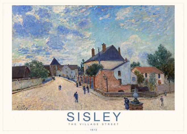 Sisley The Village Street No3 - Póster