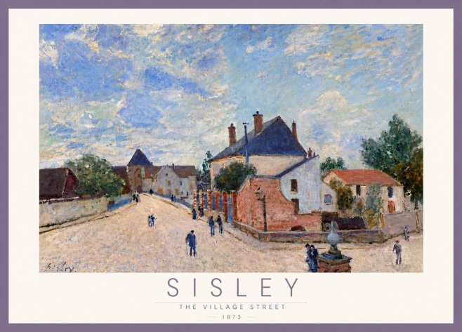 Sisley The Village Street No5 - Póster