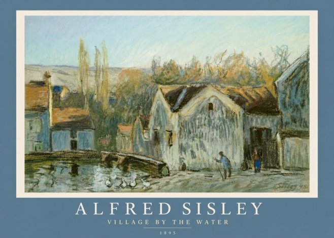 Sisley Village by the Water No4 - Póster