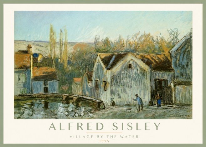 Sisley Village by the Water No5 - Póster