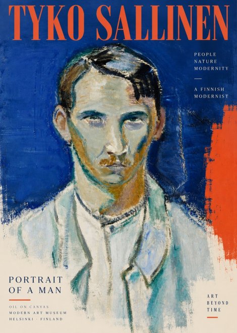 Tyko Sallinen Portrait of a Man IV No3 - Póster