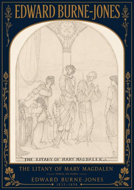 Edward Burne-Jones The Litany of Mary Magdalen No4 - Póster
