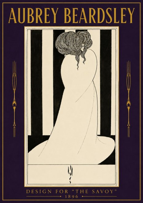 Aubrey Beardsley One of Six Designs for 'the Savoy' No3 - Póster