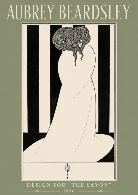 Aubrey Beardsley One of Six Designs for 'the Savoy' No4 - Póster