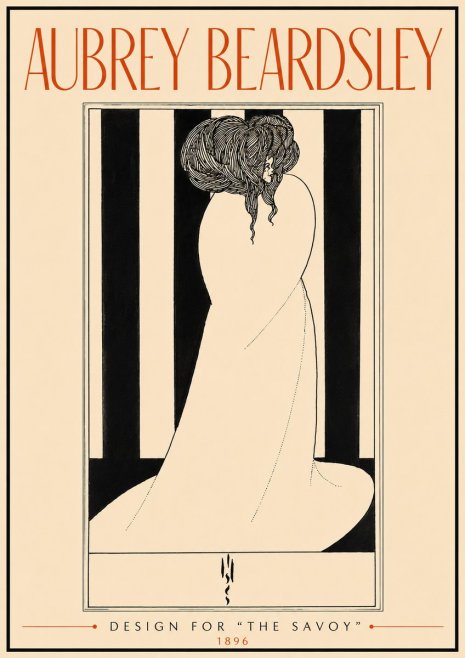Aubrey Beardsley One of Six Designs for 'the Savoy' No5 - Póster