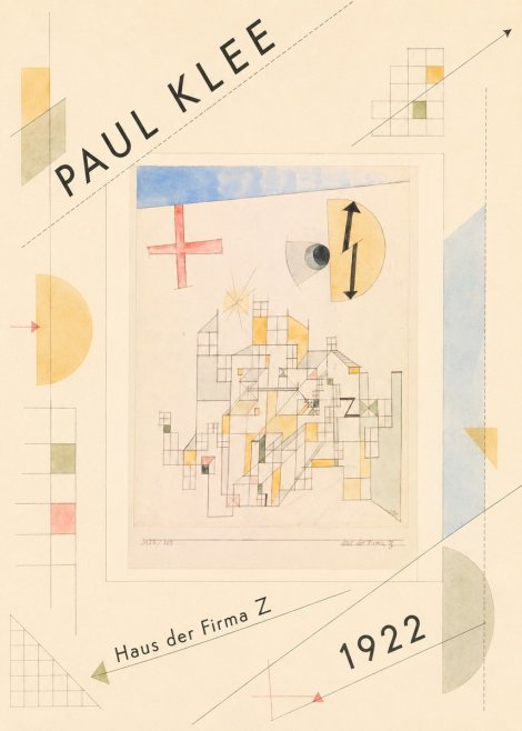 Paul Klee Haus Der Firma Z No3 - Póster