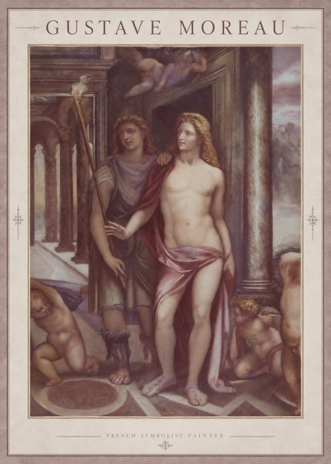 Gustave Moreau Youth No4 - Póster