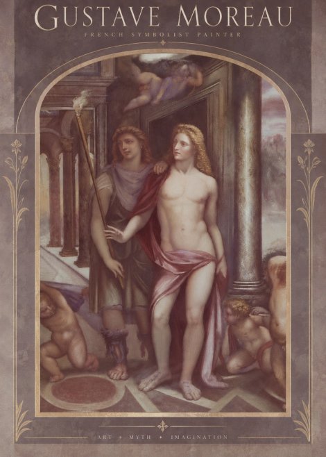 Gustave Moreau Youth No6 - Póster