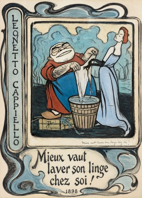 Leonetto Cappiello Mieux Vaut Laver Son Linge Chez Soi! No2 - Póster