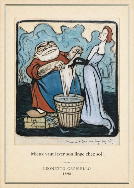 Leonetto Cappiello Mieux Vaut Laver Son Linge Chez Soi! No4 - Póster