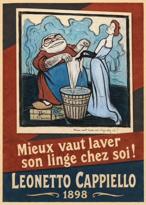 Leonetto Cappiello Mieux Vaut Laver Son Linge Chez Soi! No5 - Póster