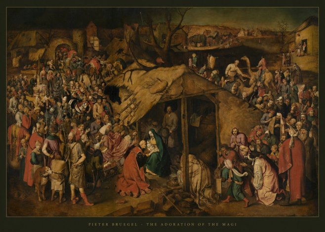 Pieter Bruegel The Adoration of the Magi No5 - Póster