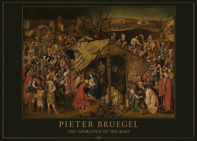 Pieter Bruegel The Adoration of the Magi No6 - Póster