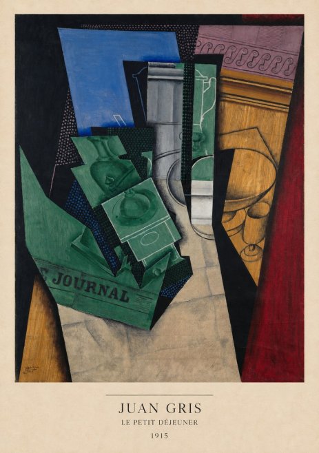 Juan Gris Le Petit Déjeuner No6 - Póster