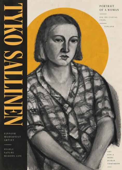 Tyko Sallinen Portrait of a Woman I No5 - Póster