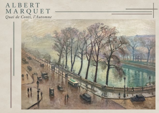 Albert Marquet Quai De Conti, L'automne No3 - Póster
