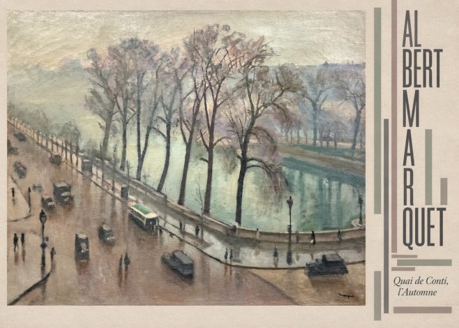 Albert Marquet Quai De Conti, L'automne No5 - Póster