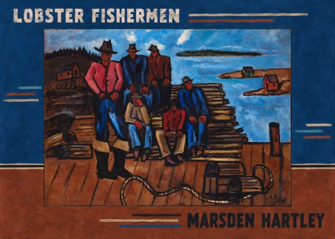 Marsden Hartley Lobster Fishermen II No5 - Póster