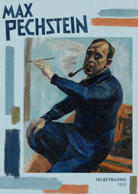 Max Pechstein Selbstbildnis No3 - Póster
