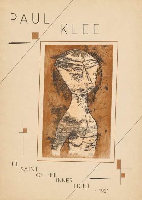 Paul Klee The Saint of the Inner Light No4 - Póster