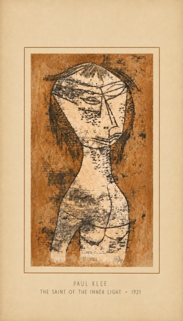 Paul Klee The Saint of the Inner Light No6 - Póster
